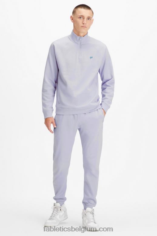 lila mist Heren de go-to 1/4 rits 189 Fabletics LH20J3618