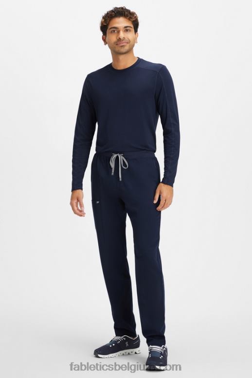 marine Heren onderscrub met lange mouwen voor dagelijks gebruik Fabletics LH20J3588