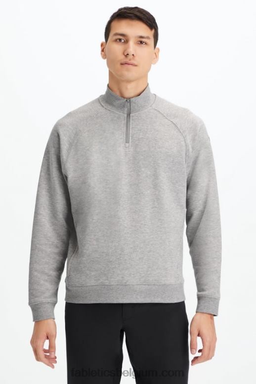 midden grijs htr Heren de lichtgewicht go-to 1/4 ritssluiting Fabletics LH20J3578