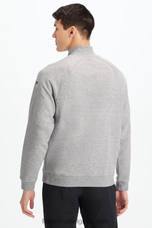 midden grijs htr Heren de lichtgewicht go-to 1/4 ritssluiting Fabletics LH20J3578