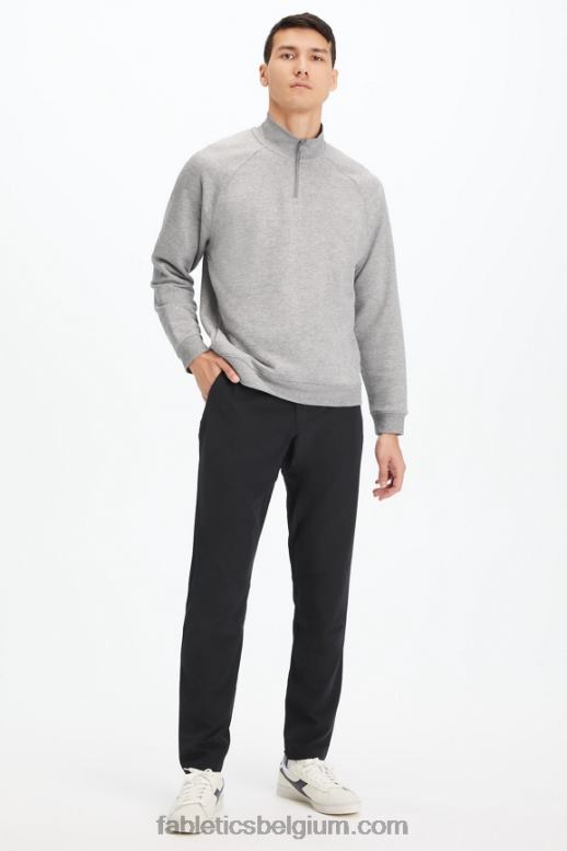 midden grijs htr Heren de lichtgewicht go-to 1/4 ritssluiting Fabletics LH20J3578