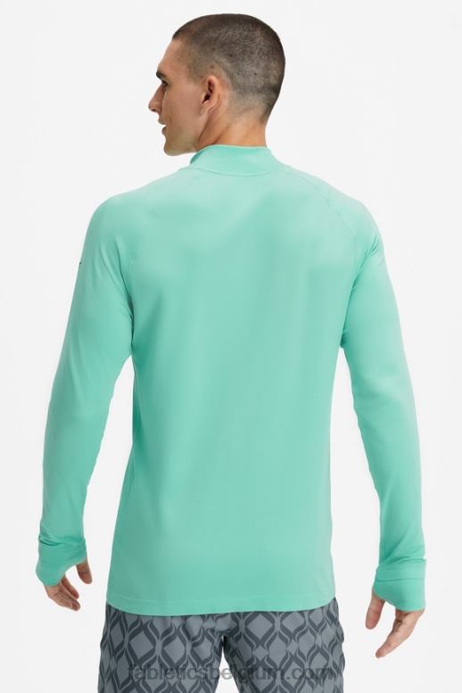 munt mist Heren de trainingsdag 1/4 zip Fabletics LH20J3593