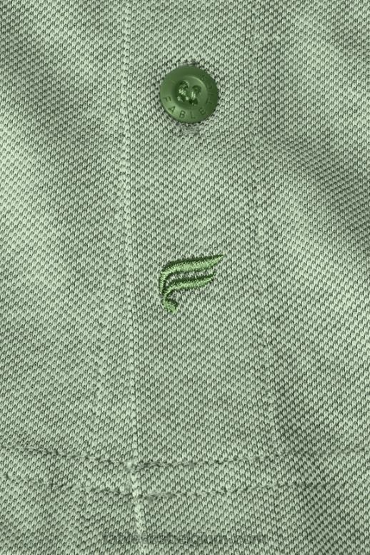 neo olijf heide Heren de dash lange mouw knop omhoog Fabletics LH20J3583