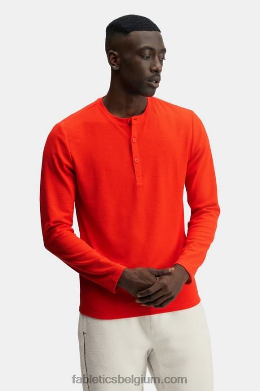 vuur Heren de wafel henley Fabletics LH20J3630