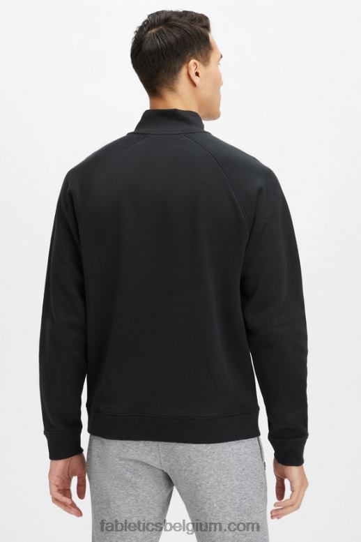 zwart Heren de go-to 1/4 ritssluiting 187 Fabletics LH20J3607