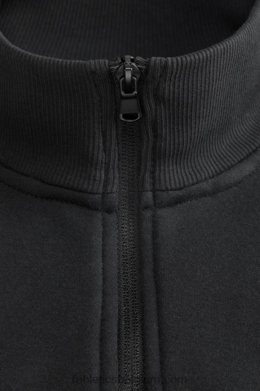 zwart Heren de go-to 1/4 ritssluiting 187 Fabletics LH20J3607