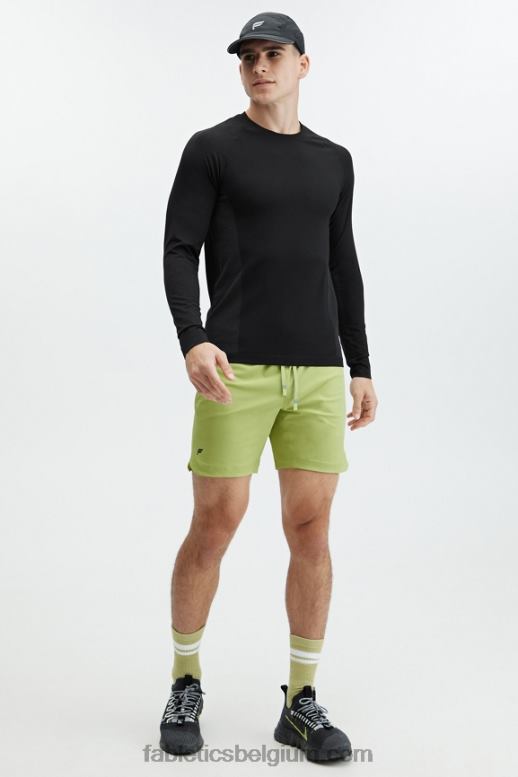 zwart Heren het trainingsdag T-shirt met lange mouwen Fabletics LH20J3560