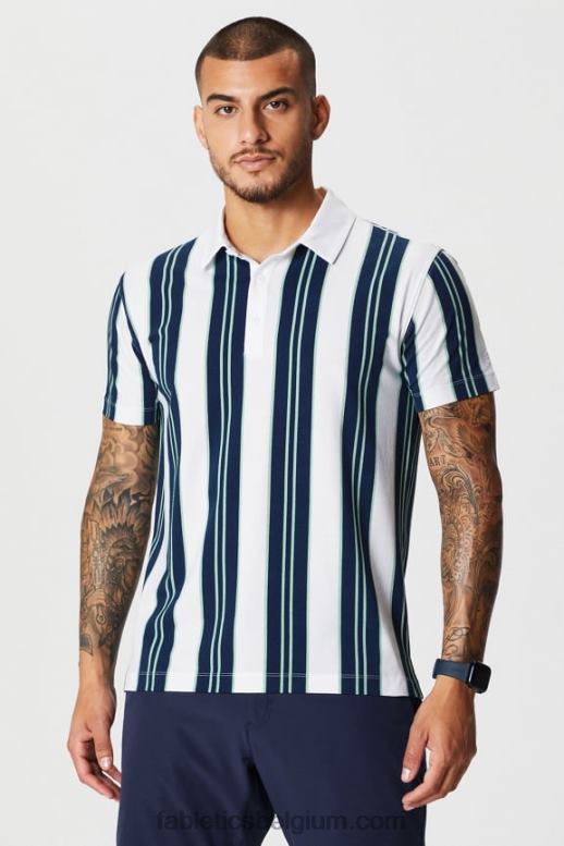 collegiale marine mulligan streep Heren de 24-7 polo 171 Fabletics LH20J3426