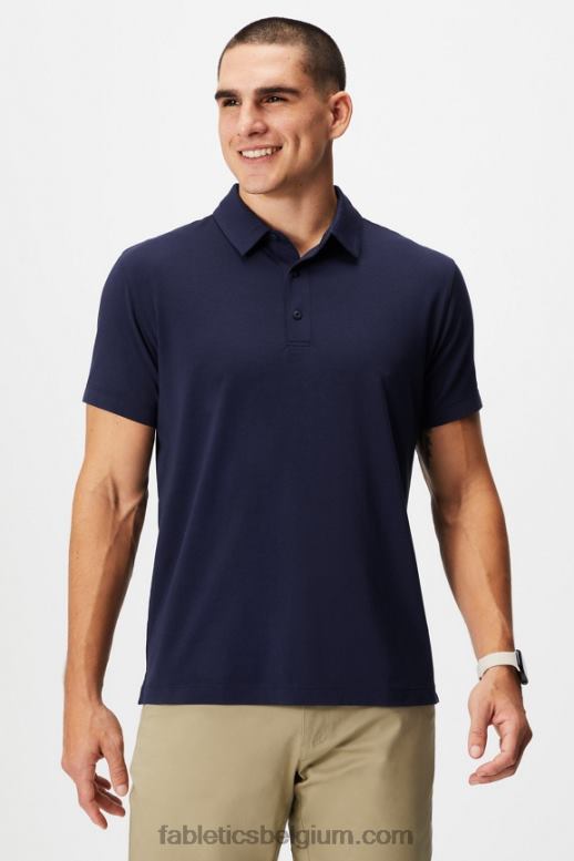 diepe marine Heren de 24-7 polo 171 Fabletics LH20J3428