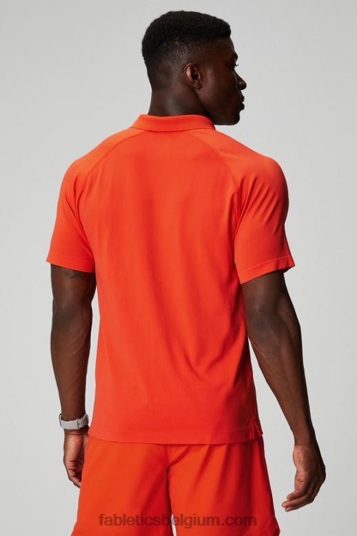 erfstuk tomaat Heren de trainingsdag polo 167 Fabletics LH20J3407