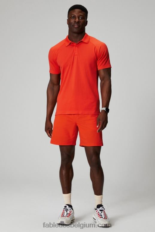 erfstuk tomaat Heren de trainingsdag polo 167 Fabletics LH20J3407