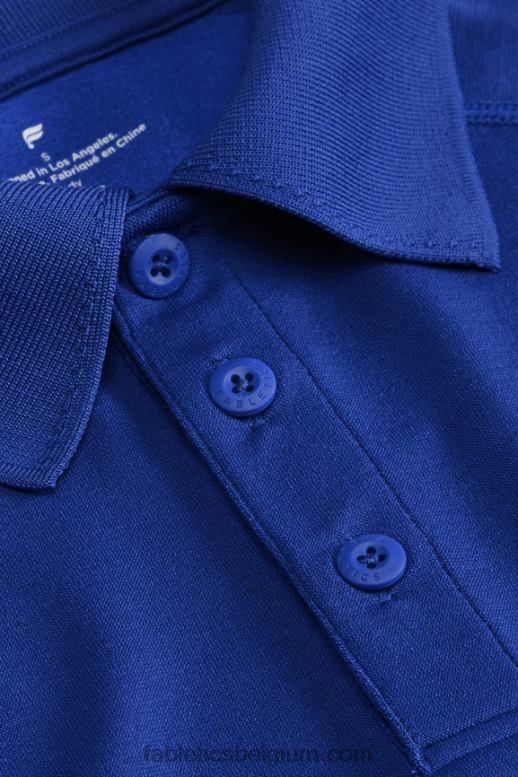 frans blauw Heren de trainingsdag polo 168 Fabletics LH20J3411
