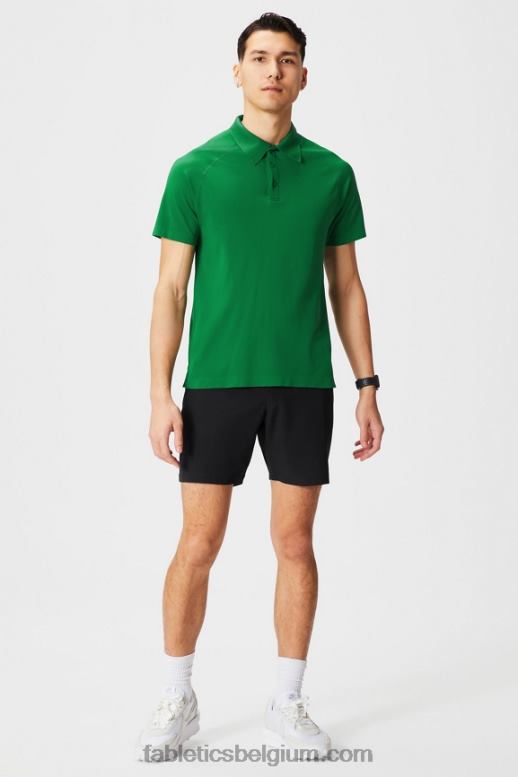 groen zetten Heren de trainingsdag polo 168 Fabletics LH20J3409