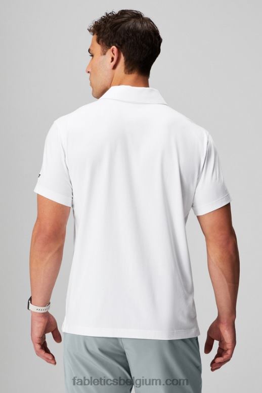 klassiek wit Heren de 24-7 polo 171 Fabletics LH20J3427