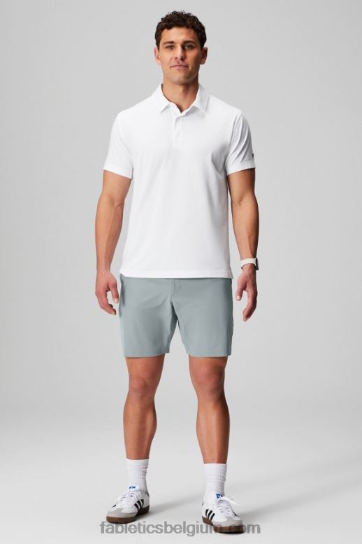 klassiek wit Heren de 24-7 polo 171 Fabletics LH20J3427