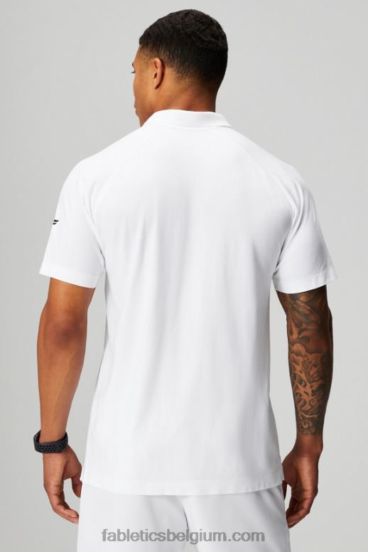 klassiek wit Heren de trainingsdag polo 166 Fabletics LH20J3403