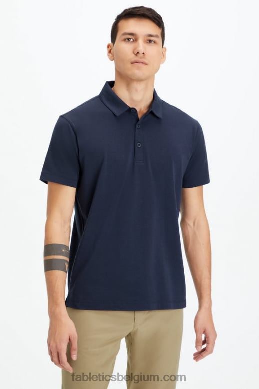 klassieke marine Heren de 24-7 polo 173 Fabletics LH20J3439