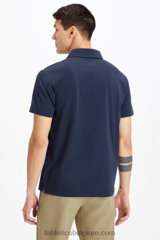 klassieke marine Heren de 24-7 polo 173 Fabletics LH20J3439