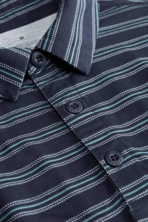 klassieke marine verborgen streep Heren de 24-7 polo 172 Fabletics LH20J3433