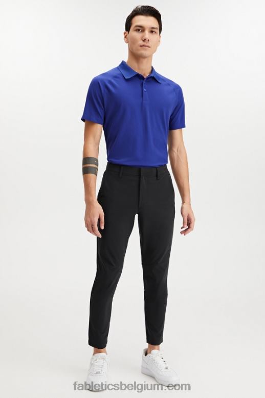 koolstof blauw Heren de trainingsdag polo 169 Fabletics LH20J3415