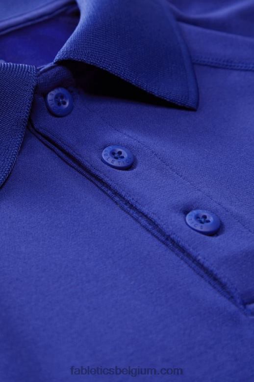 koolstof blauw Heren de trainingsdag polo 169 Fabletics LH20J3415