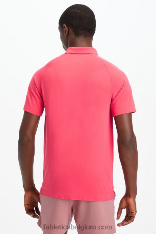 magenta rood Heren de trainingsdag polo 169 Fabletics LH20J3416