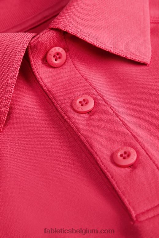 magenta rood Heren de trainingsdag polo 169 Fabletics LH20J3416