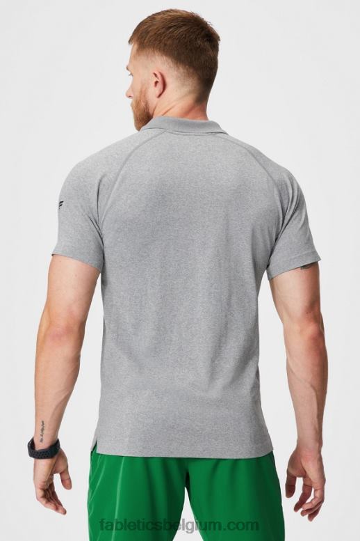 midden grijs htr Heren de trainingsdag polo 168 Fabletics LH20J3413
