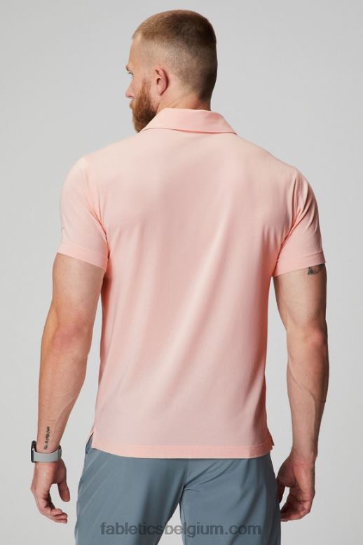 roze botercreme Heren de 24-7 polo 171 Fabletics LH20J3425