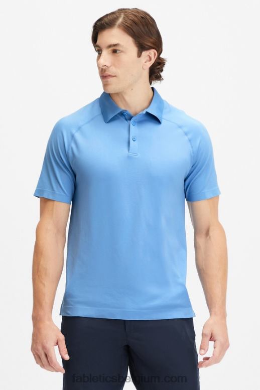 surf blauw Heren de trainingsdag polo 168 Fabletics LH20J3412