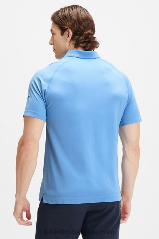 surf blauw Heren de trainingsdag polo 168 Fabletics LH20J3412