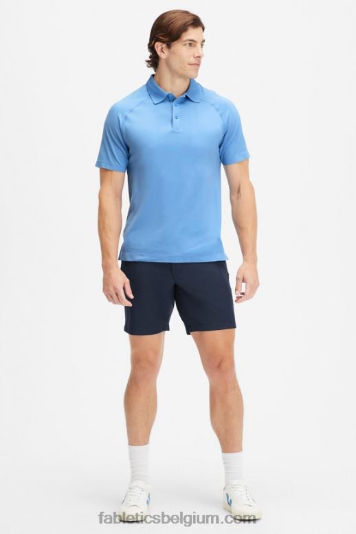 surf blauw Heren de trainingsdag polo 168 Fabletics LH20J3412