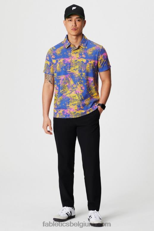 zonsondergang geel omgevingsgeluid Heren de 24-7 polo 171 Fabletics LH20J3424