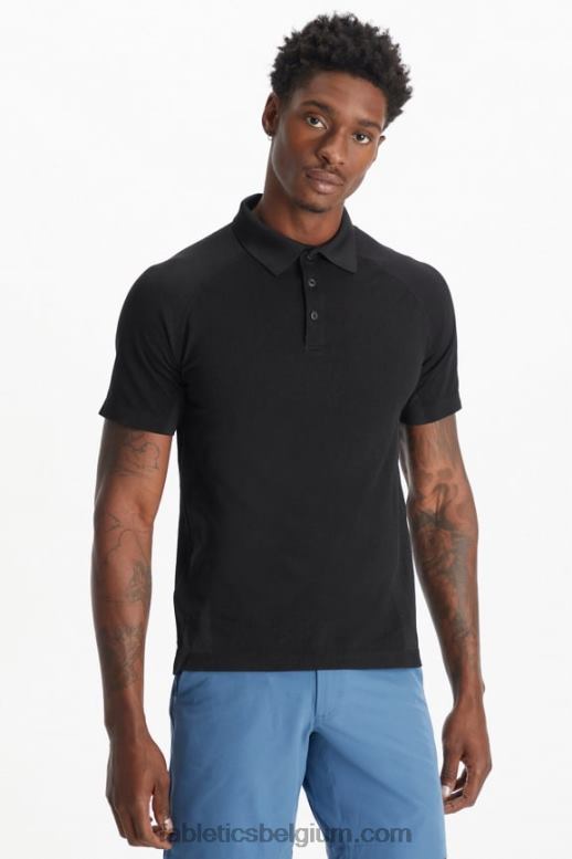 zwart Heren de trainingsdag polo 167 Fabletics LH20J3405