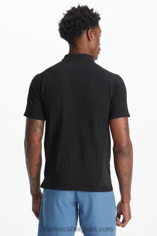 zwart Heren de trainingsdag polo 167 Fabletics LH20J3405