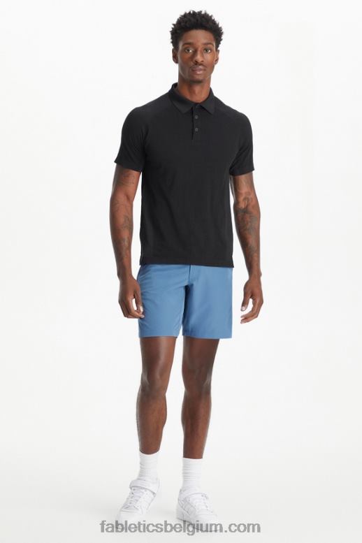 zwart Heren de trainingsdag polo 167 Fabletics LH20J3405