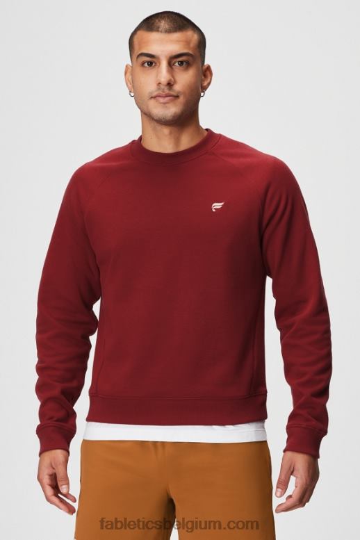 adrenaline rood Heren de vaste bemanning Fabletics LH20J3694