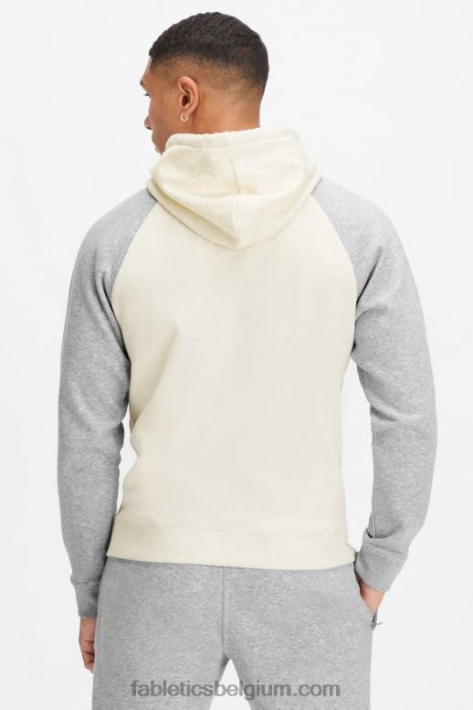 bone/classic grey heather Heren de favoriete hoodie 192 Fabletics LH20J3684