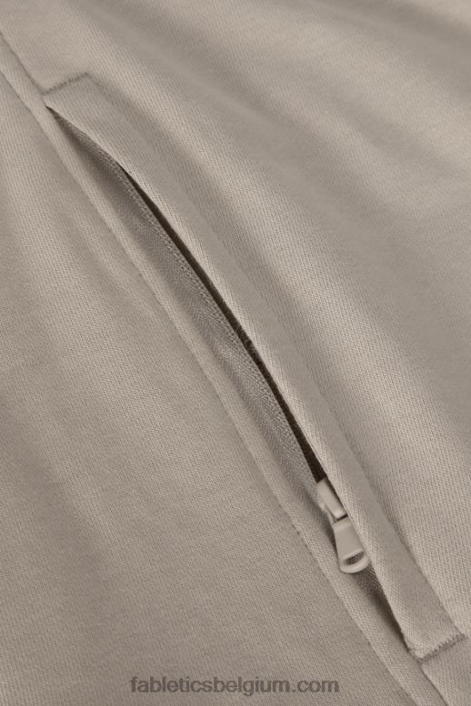 brutalistisch kaki Heren de lichtgewicht go-to hoodie Fabletics LH20J3655
