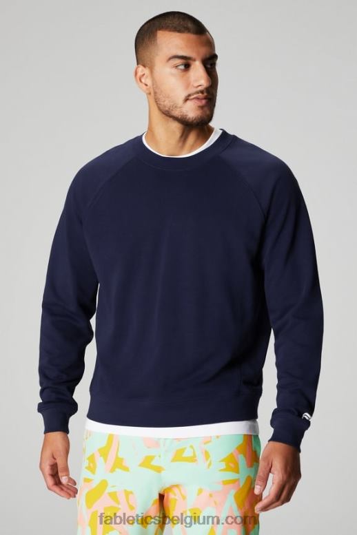 diepe marine Heren de lichtgewicht go-to crew Fabletics LH20J3666