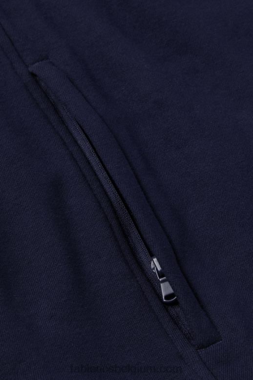 diepe marine Heren de lichtgewicht go-to hoodie Fabletics LH20J3652