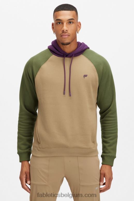 donker twill/donker mos multi Heren de favoriete hoodie 192 Fabletics LH20J3683