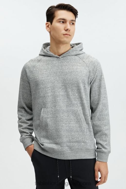 grijze heide Heren de postgame-hoodie Fabletics LH20J3723