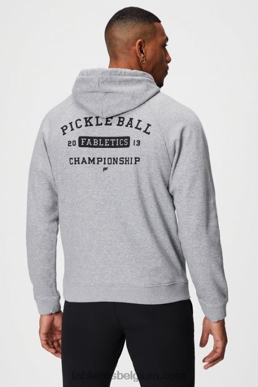 klassiek grijs heide pb champs Heren de favoriete hoodie 190 Fabletics LH20J3676