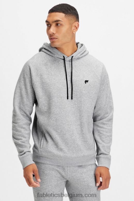klassieke grijze heide Heren de favoriete hoodie 192 Fabletics LH20J3685