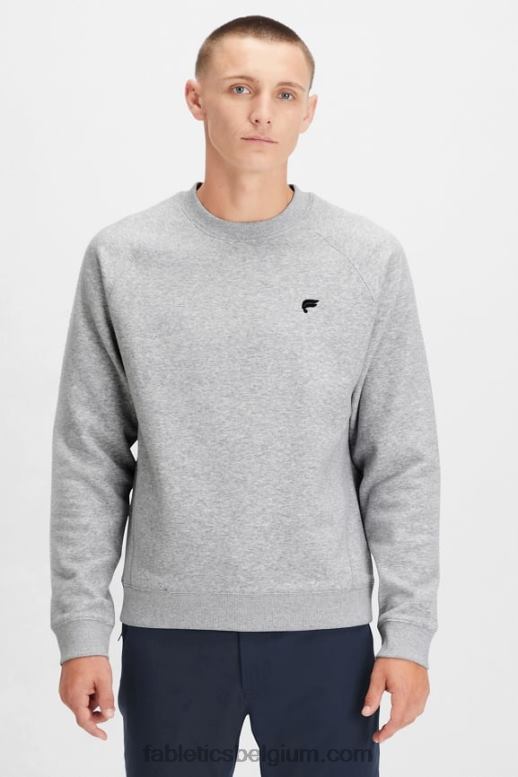 klassieke grijze heide Heren de vaste bemanning Fabletics LH20J3697
