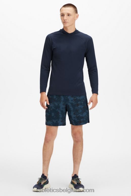 klassieke marine Heren de trainingsdag hoodie Fabletics LH20J3623