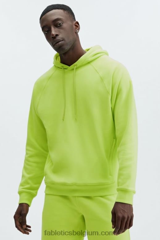 levendige limoen Heren de favoriete hoodie 193 Fabletics LH20J3691