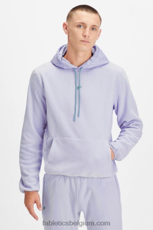 lila mist Heren de Pine City-hoodie Fabletics LH20J3711