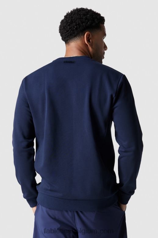 marineblauw reflecterend stiplogo Heren de rechtbankploeg Fabletics LH20J3717